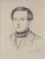 Portræt af Charles Allston Collins, 1850