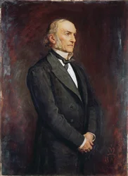 Portræt af William Ewart Galdstone (1809-1898) 1879