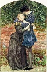 The Huguenot, 1852 (wc, pen, blæk og gouache på papir) (se også 19693)