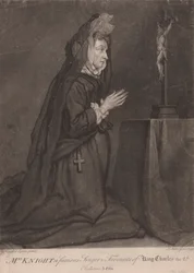 Mrs. Knight en berømt sangerinde og kong Charles II