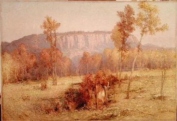 East Rock, New Haven, ca. 1901 (olie på lærred)