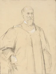 Dommer Wayland, studerer til et maleri på Yale