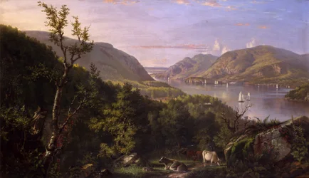 Udsigt over højlandet fra West Point, 1862