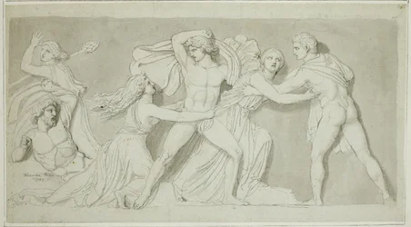 Amphion og Zethus redder deres mor Antiope fra Dirces og Lycus