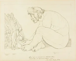 Polyfemos beder Odysseus om mere vin