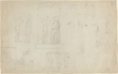Ark med skitser [recto and verso]