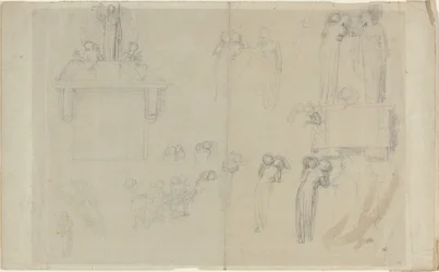 Studieark [recto and verso]