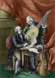 Wolfgang Amadeus Mozart og Franz Joseph Haydn