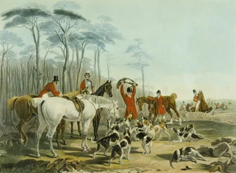 Døden, graveret af Huffman og Mackrill (farvet gravering)