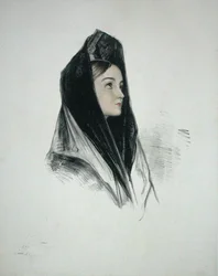 Pige i en mantilla, Sevilla