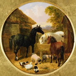 Gårdspladsscene