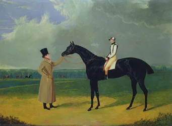 Jerry, vinder af St. Leger 1824 (olie på lærred)