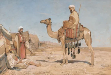 En beduinlejr; eller beduin-arabere