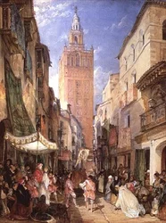 Religiøs procession, Sevilla
