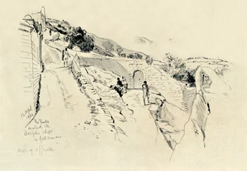 På Oliebjerget, hvor disciplene sov under smerten i haven, 1902.