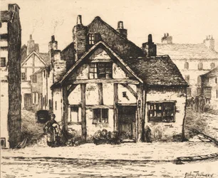 Old House, Salop Street, Wolverhampton, fra "Remnants of Old Wolverhampton, Vol. 1", udgivet i 1880