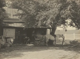 Landhandel og postkontor,1890-1900 (foto)