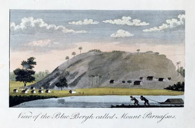 Udsigt over Blue Bergh kaldet, Mount Parnassus, 1813