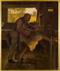 Forberedelse af et hjorteskjul, 1904