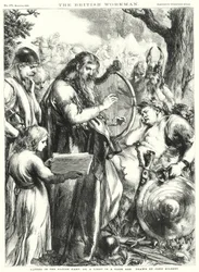 Alfred i den danske Lejr; eller et lys i en mørk tidsalder (gravering)