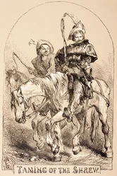Illustration til The Taming of the Shrew, fra 