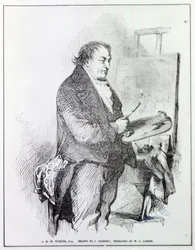 Joseph Mallord William Turner, graveret af W.J. Linton, ca. 1837 (gravering)