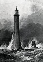 The Proposed New Eddystone Lighthouse, illustration fra 