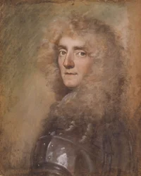 Portræt af Philip Woolrich (pastel og kridt på papir)