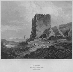 Tower of Goldieland, Roxburghshire, 1814