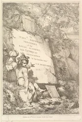 Frontispice Femten Etchings Dedikeret til Sir Joshua Reynolds, 1778.
