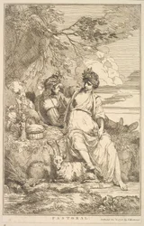 Pastoral fra femten ætsninger dedikeret til Sir Joshua Reynolds, 8. december 1778.