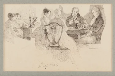 An Evenings Entertainment, 1804 (pen og blæk på papir)