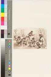Skøjteløb, 6. januar 1847 (pen og blæk på papir)