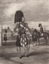 The 93rd Sutherland Highlanders Review Order, c1820-1870, 1909