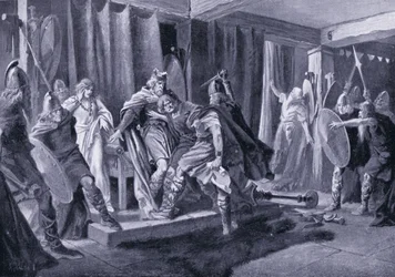 Attentatforsøg på kong Edwin af Northumbria, AD 626