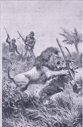 The end of Livingstone, Newnes Pictorial Knowledge udgivet af Newnes, ca. 1950