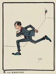 K the Knavish / J. Hassall / tegning, 1903