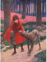 Lille Rødhætte (litho)