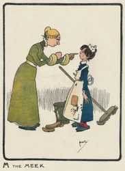 M den sagtmodige / J. Hassall / Zeichnung, 1903