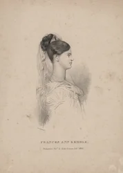 Frances Ann Kemble, litho af Childs und Inman