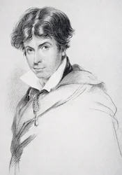 James Henry Leigh Hunt (1784-1859) 44 år, indgraveret af Henri Meyer (1844-99) fra 
