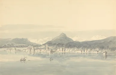 En by ved Genevesøen