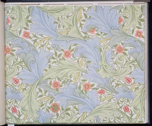 Granville tapet, designet af John Henry Dearle (1860-1932) for Morris and Company, 1896