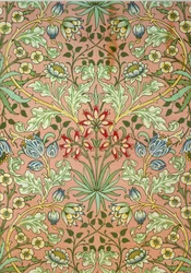 Hyacinth tapet, designet for Morris and Company