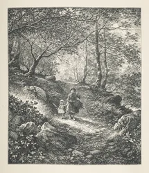 Plade 26. Walking through a wood, fra 