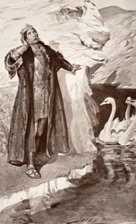 Ler and the Swans, illustration fra 