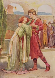 Posthumus og Imogen i Cymbeline fra Children