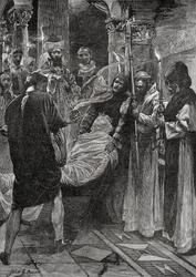 The Burial of King Ethelbert of Kent, fra bogen 