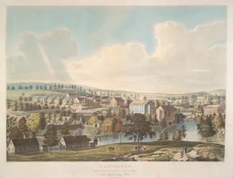 Matteawan. Manufacturing Village, nær Fishkill Landing, N. York