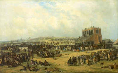 Before the Race (Nottingham Races), 1865